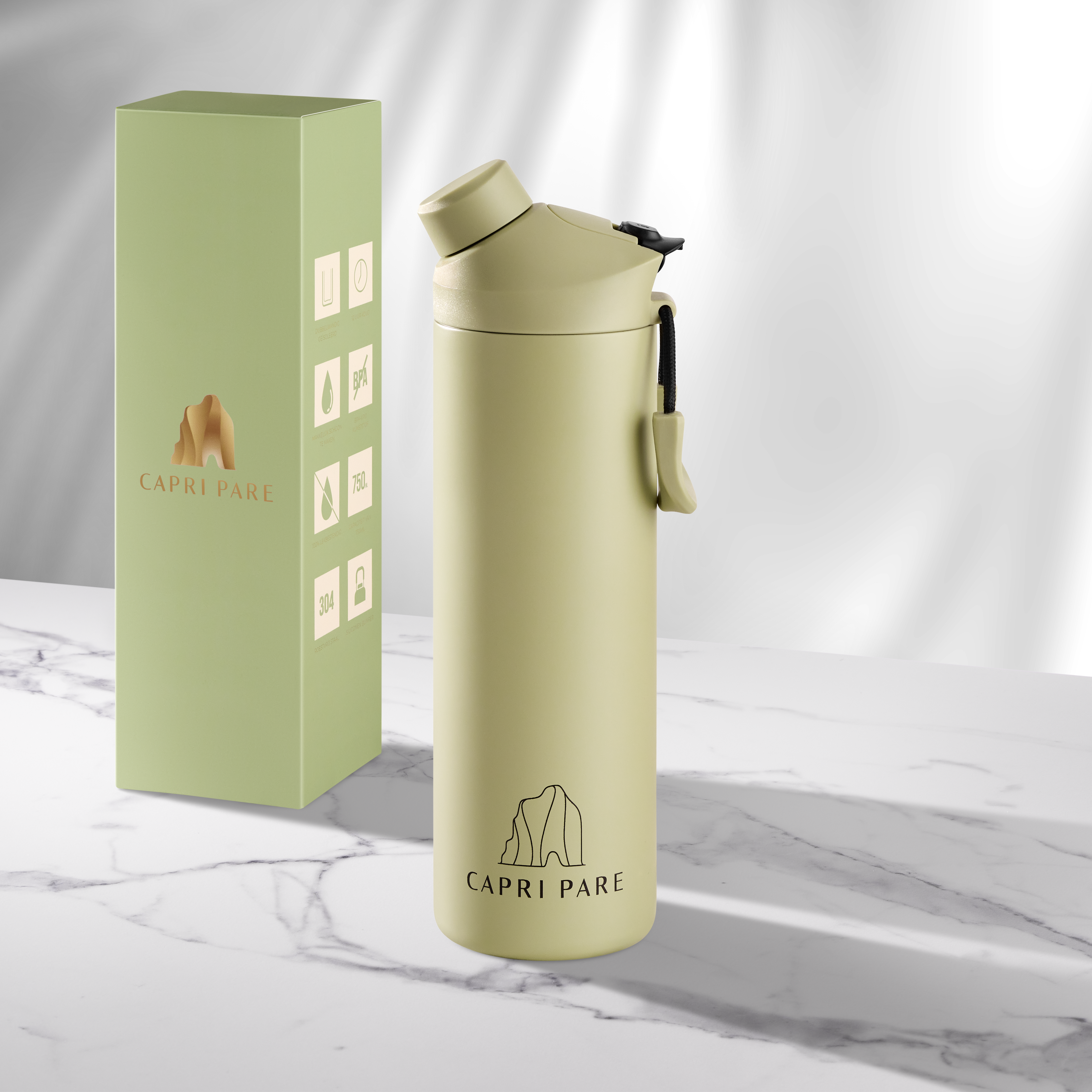 WATERFLES PISTACHIO 750ML