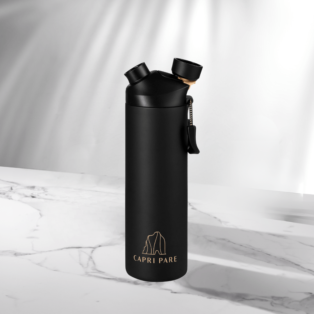 WATERFLES MATTE BLACK 750ML