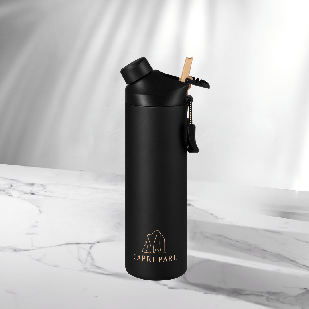 WATERFLES MATTE BLACK 750ML